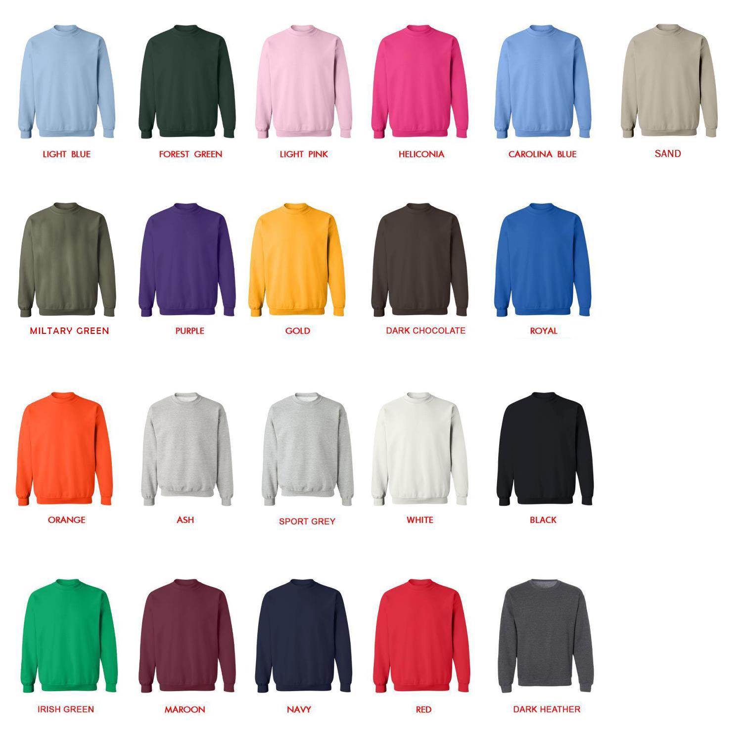sweatshirt color chart - Fate/strange Fake Store