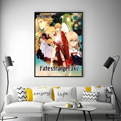Hot Anime Fate strange Fake Colorfull Wall Art