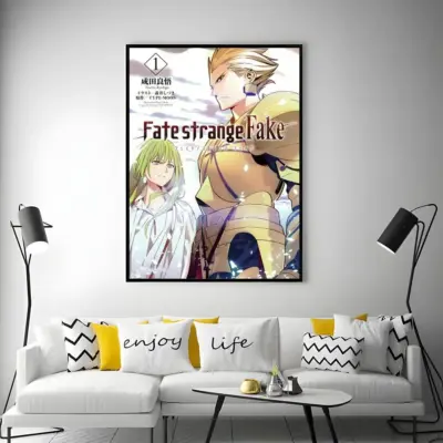 Anime Fate strange Fake Lancer And Archer Wall Art