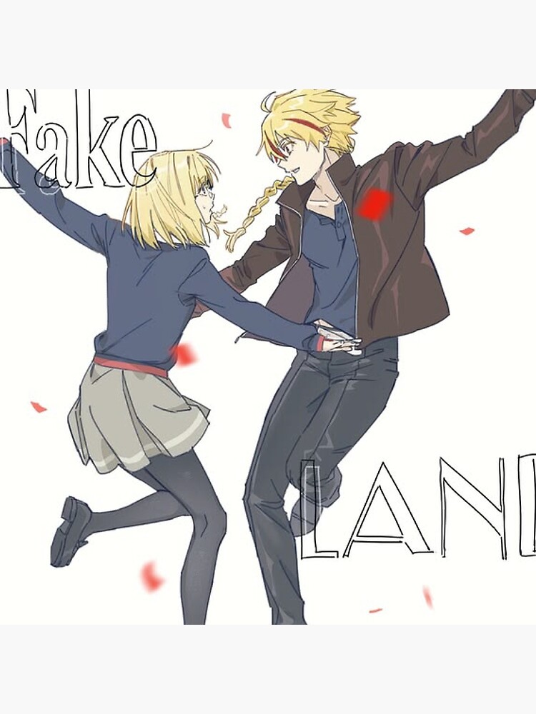 Fate Strange Fake Saber And Ayaka Sajyou Tapestry - Image 2