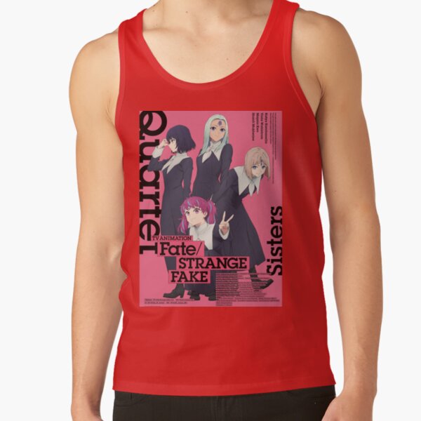 Hot Anime Fate Strange Fake Quartet Tank Top - Image 4