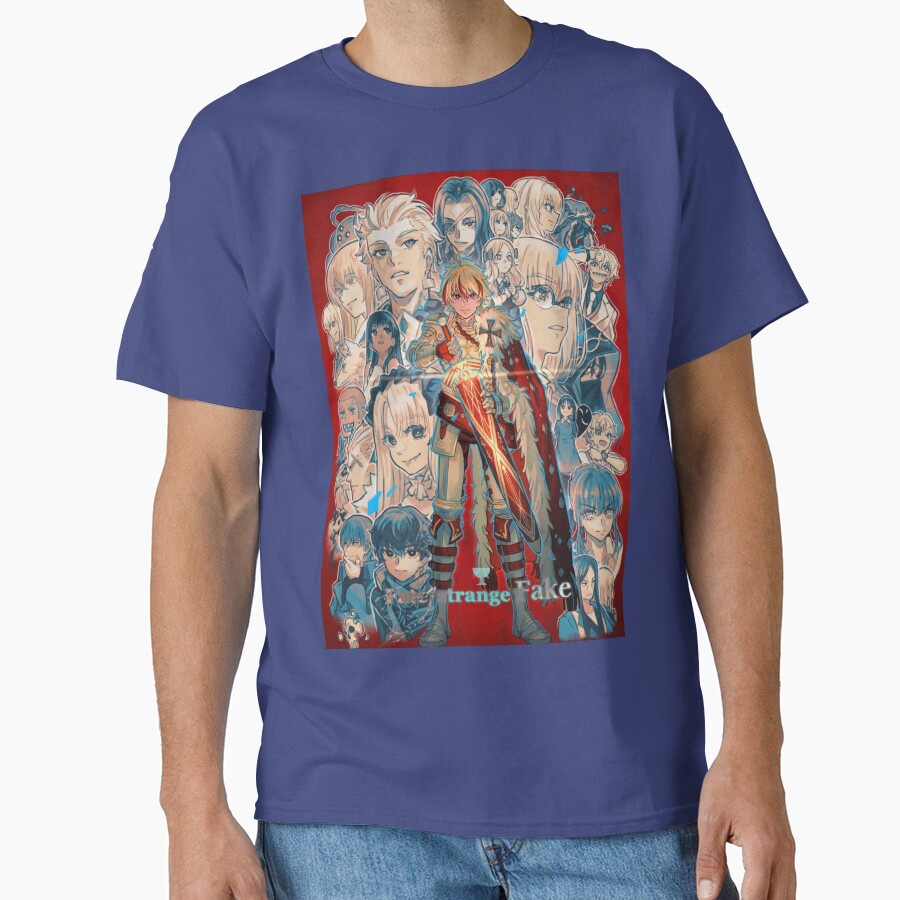 Fate Strange Fake Vintage Design T-shirt - Image 4