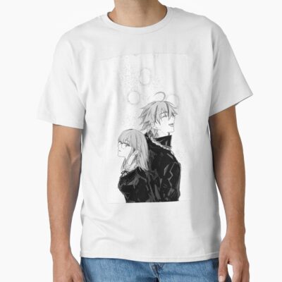 Fate Strange Fake Saber And Ayaka Sajyou Bassic T-shirt