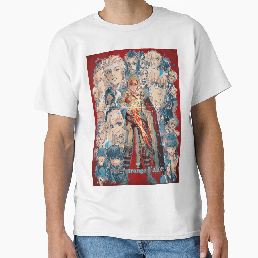 Fate Strange Fake Vintage Design T-shirt - Image 2