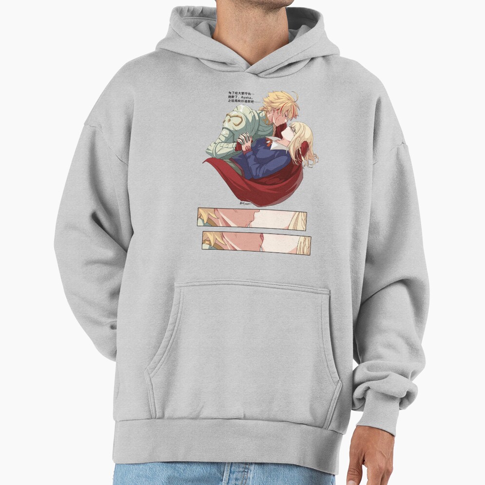Fate Strange Fake Saber And Ayaka Sajyou Wonderfull Hoodie - Image 4