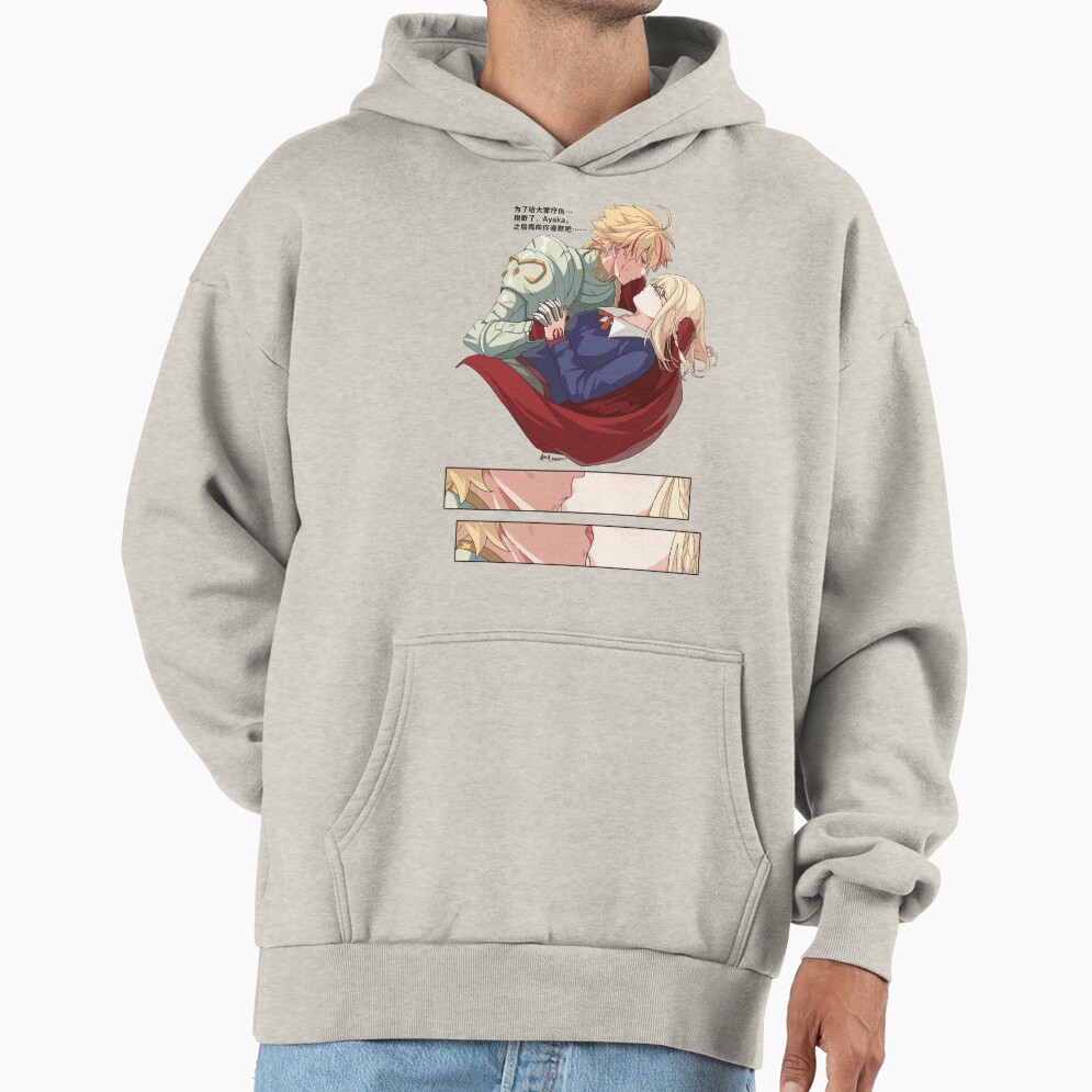 Fate Strange Fake Saber And Ayaka Sajyou Wonderfull Hoodie - Image 3