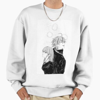 Fate Strange Fake Saber And Ayaka Sajyou Bassic Sweatshirt