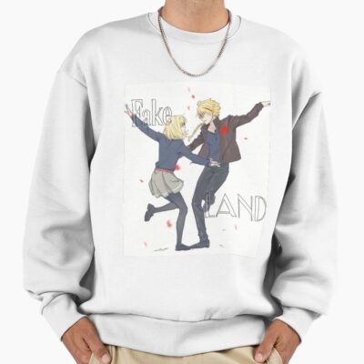 Fate Strange Fake Ayaka Sajyou And Saber Wonderfull Sweatshirt
