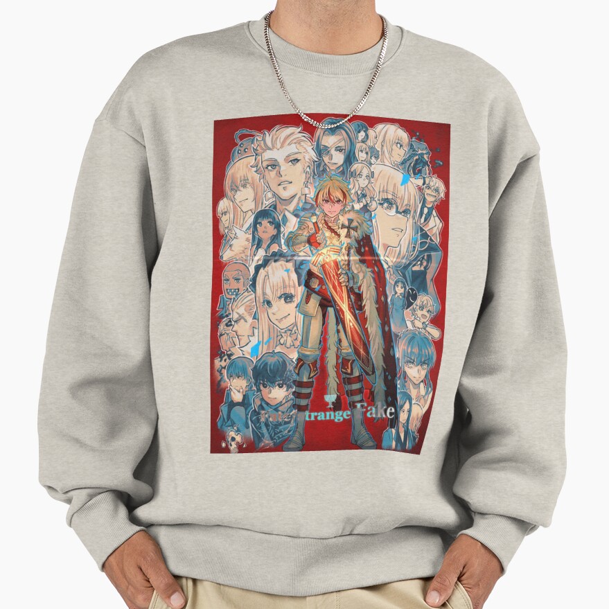 Fate Strange Fake Vintage Design Sweatshirt - Image 3