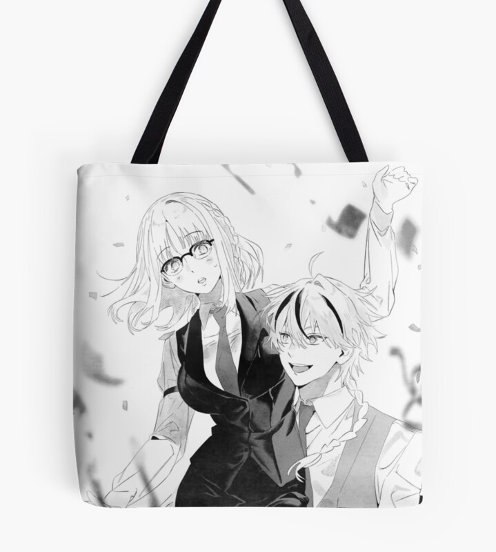 New Design Fate Strange Fake Ayaka Sajyou And Saber Tote Bag