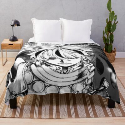 Fate Strange Fake Character Saber Throw Blanket