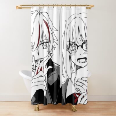 Fate Strange Fake Saber And Ayaka Sajyou Classic Design Shower Curtain