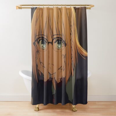 Fate Strange Fake Ayaka Sajyou Retro Design Shower Curtain