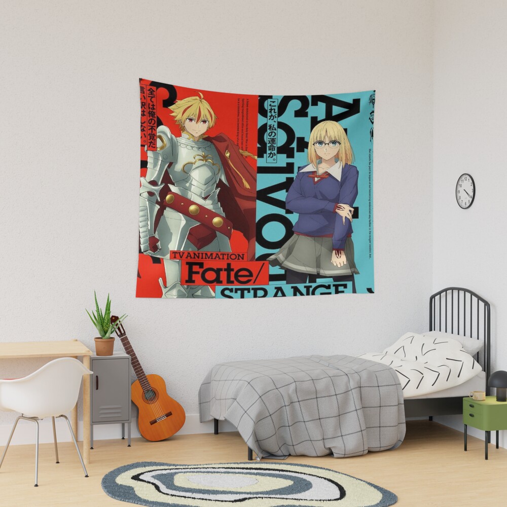 Best Selling Fate Strange Fake Ayaka Sajyou And Saber Tapestry