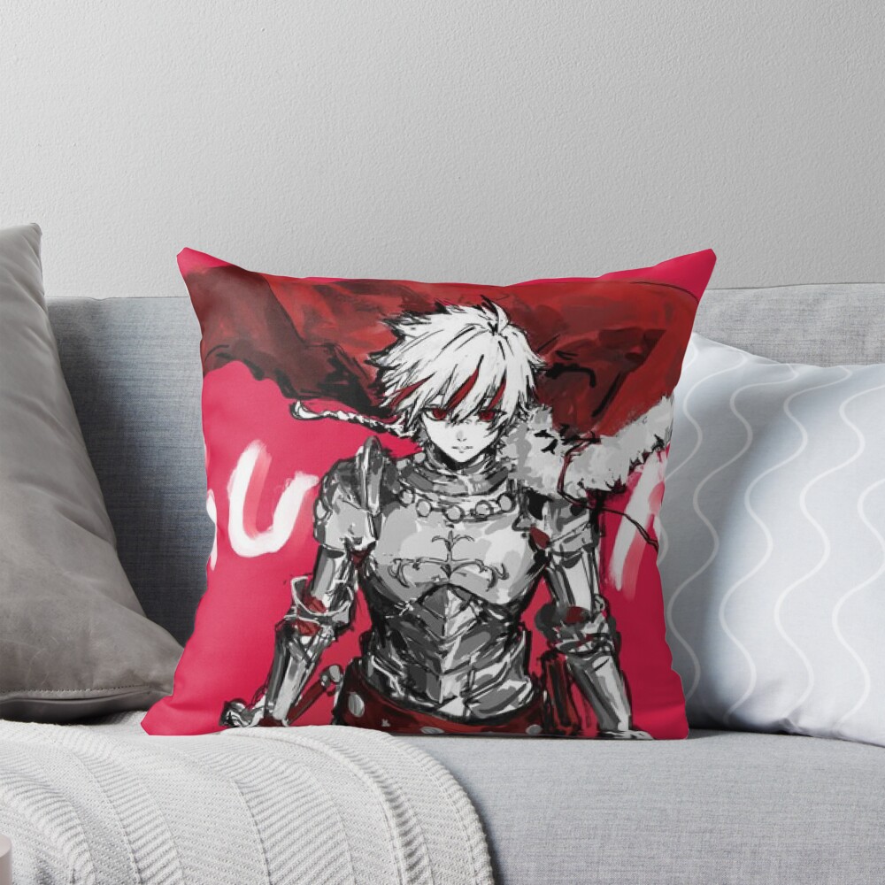 New Collection Fate Strange Fake Saber Colorfull Throw Pillow